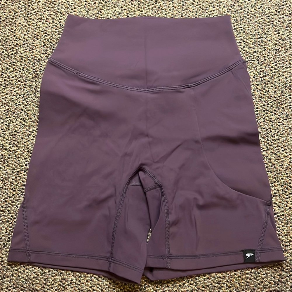 XS Purple Physique Spandex Shorts